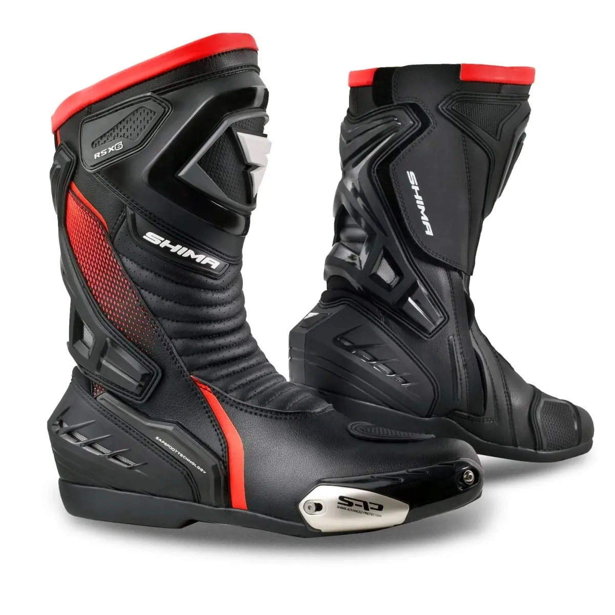 Мотоботи Shima RSX-6 Black/Red