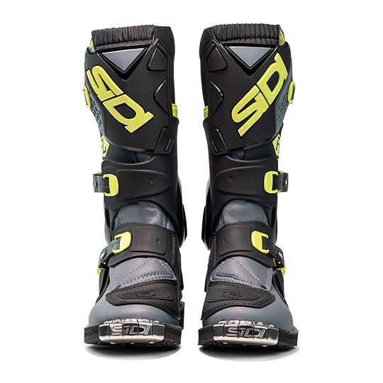 Мотоботи Sidi Flame Black/Lime Grey
