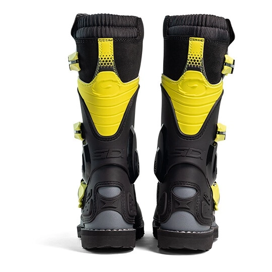Мотоботи Sidi Flame Black/Lime Grey