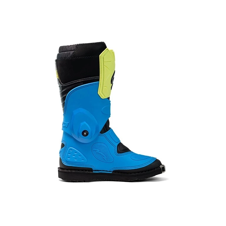 Мотоботы Sidi Flame Blue/Yellow/Black