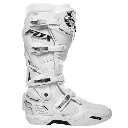 Мотоботи FOX Instinct White/Silver
