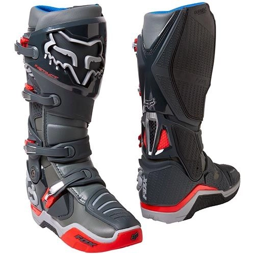 Мотоботи FOX Instinct Grey/Red