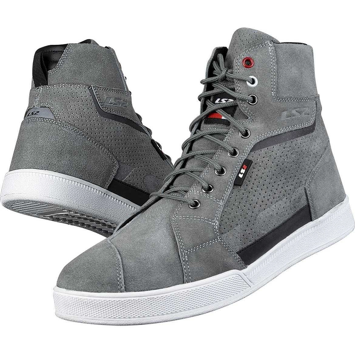 Мотоботи LS2 Downtown WP Grey