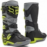 Мотоботы FOX Comp Junior Yellow/Grey/Black