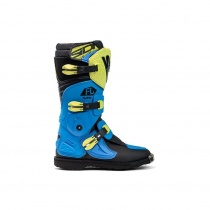 Мотоботы Sidi Flame Blue/Yellow/Black