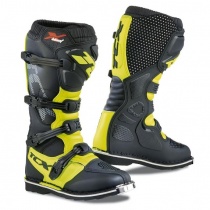 Мотоботы TCX X-Blast Black/Green/Yellow