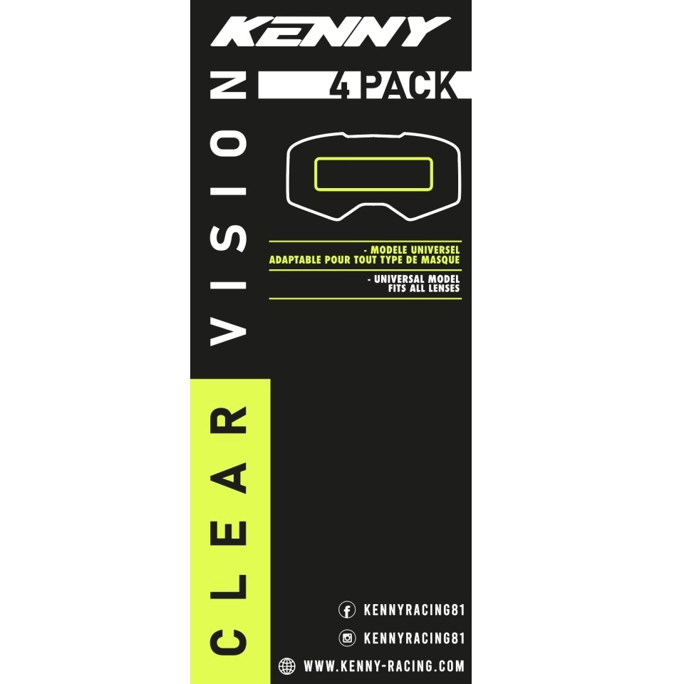 Вставка візора Pinlock Kenny Racing Performance Clear
