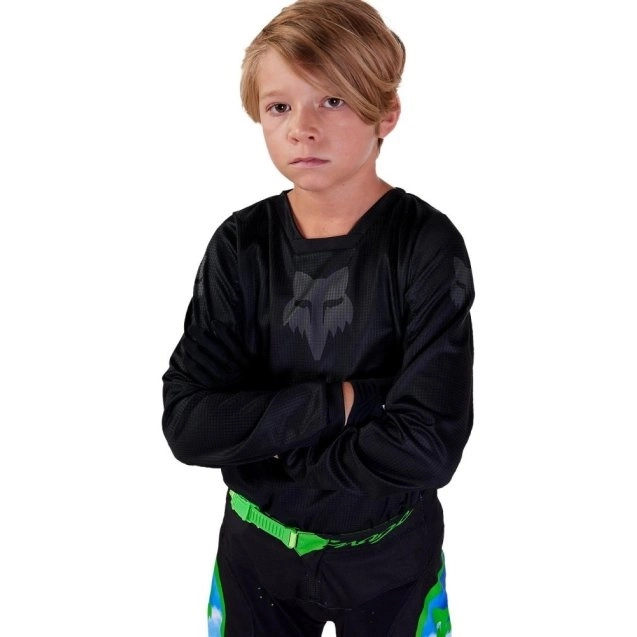 Мотоджерсі FOX 180 Blackout Junior Black