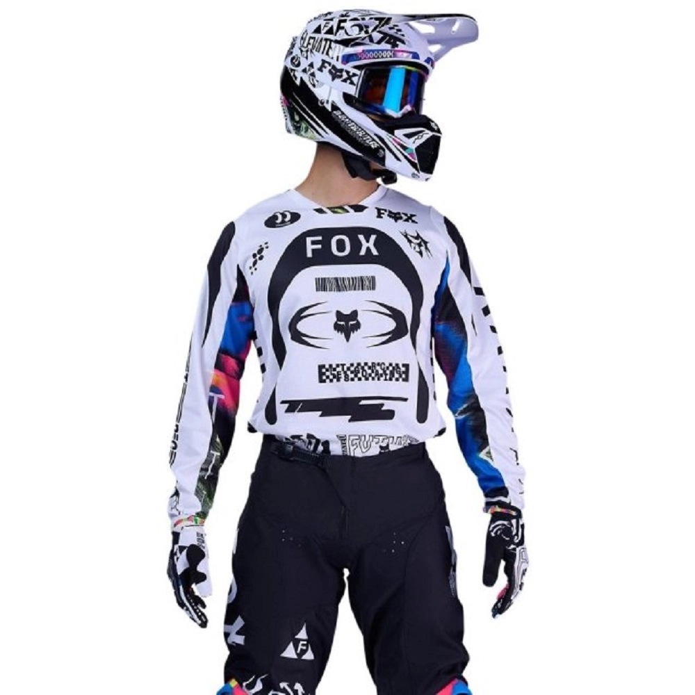 Мотоджерсі FOX 180 Image Cosmo White/Black