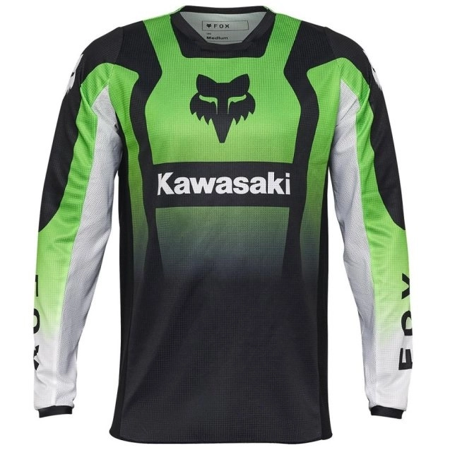 Мотоджерси FOX 180 Kawasaki Green