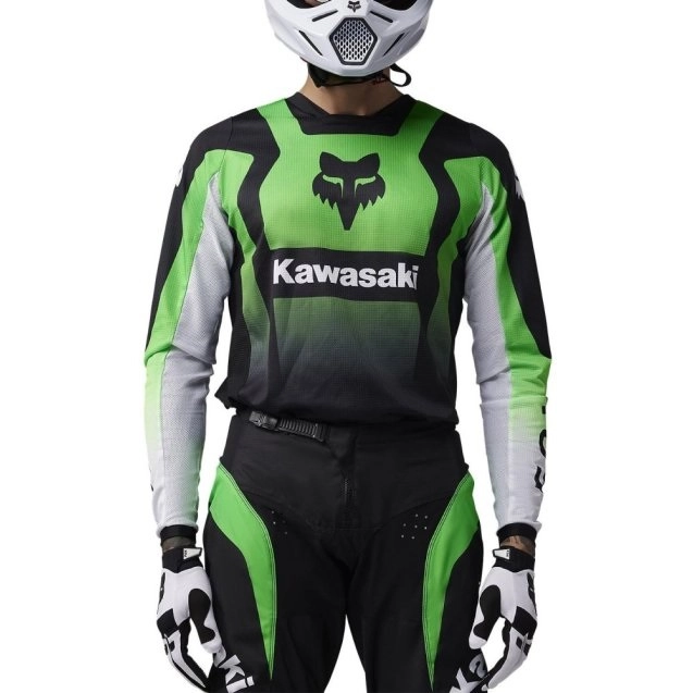 Мотоджерси FOX 180 Kawasaki Green