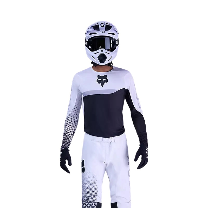 Мотоджерсі FOX Flexair Fracture White/Black