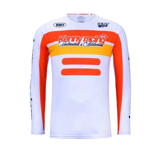 Мотоджерсі Kenny Racing Force Beach Dust Orange/White
