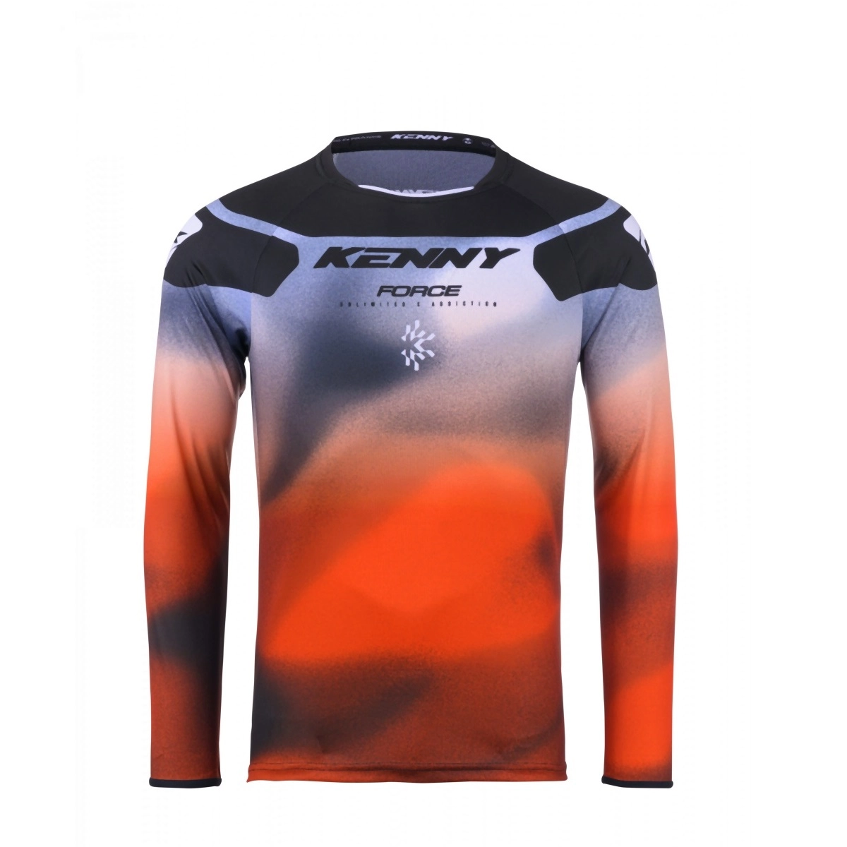 Мотоджерсі Kenny Racing Force Fog Black/Orange/Grey