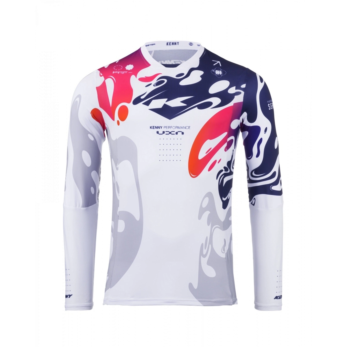 Мотоджерсі Kenny Racing Performance Fluid Blue/White/Red