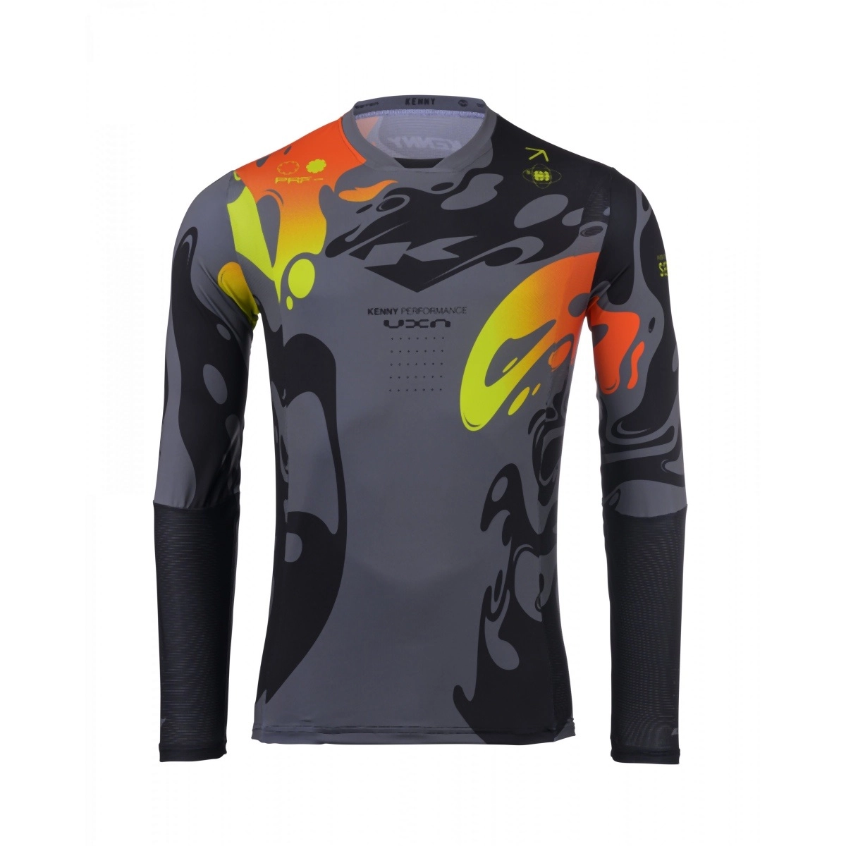 Мотоджерсі Kenny Racing Performance Steel Black/Grey/Orange
