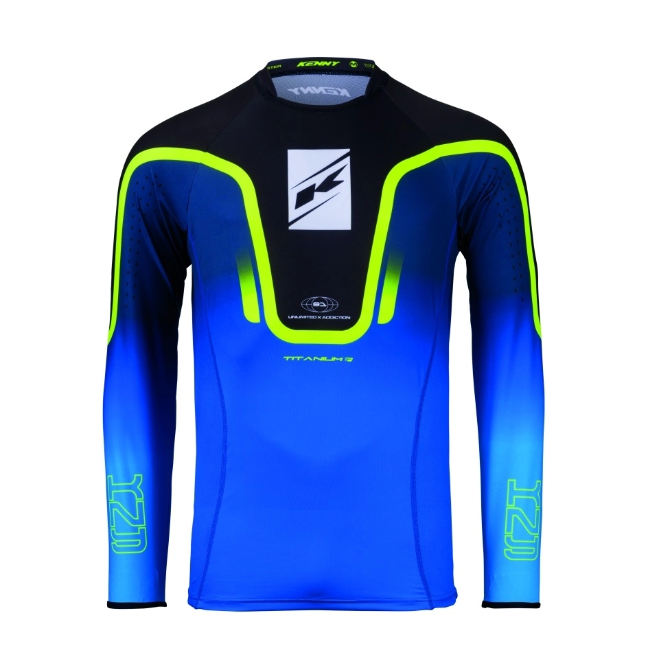 Мотоджерсі Kenny Racing Titanium Gradient Blue
