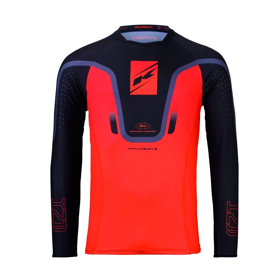 Мотоджерсі Kenny Racing Titanium Gradient Orange