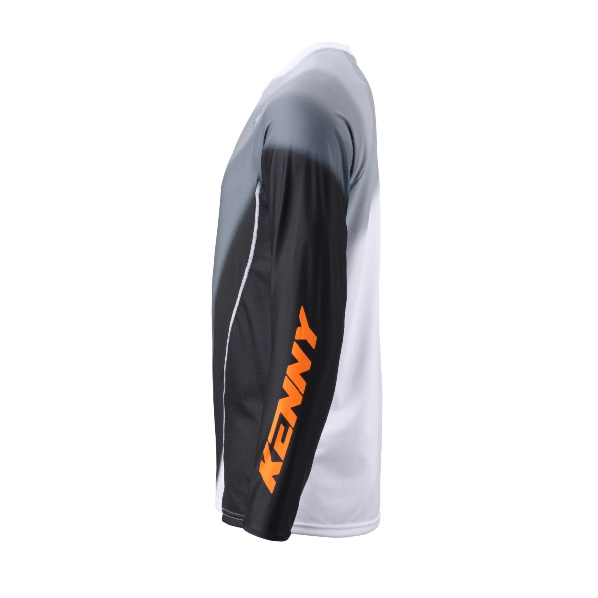 Мотоджерсі Kenny Racing Titanium White/Orange/Grey