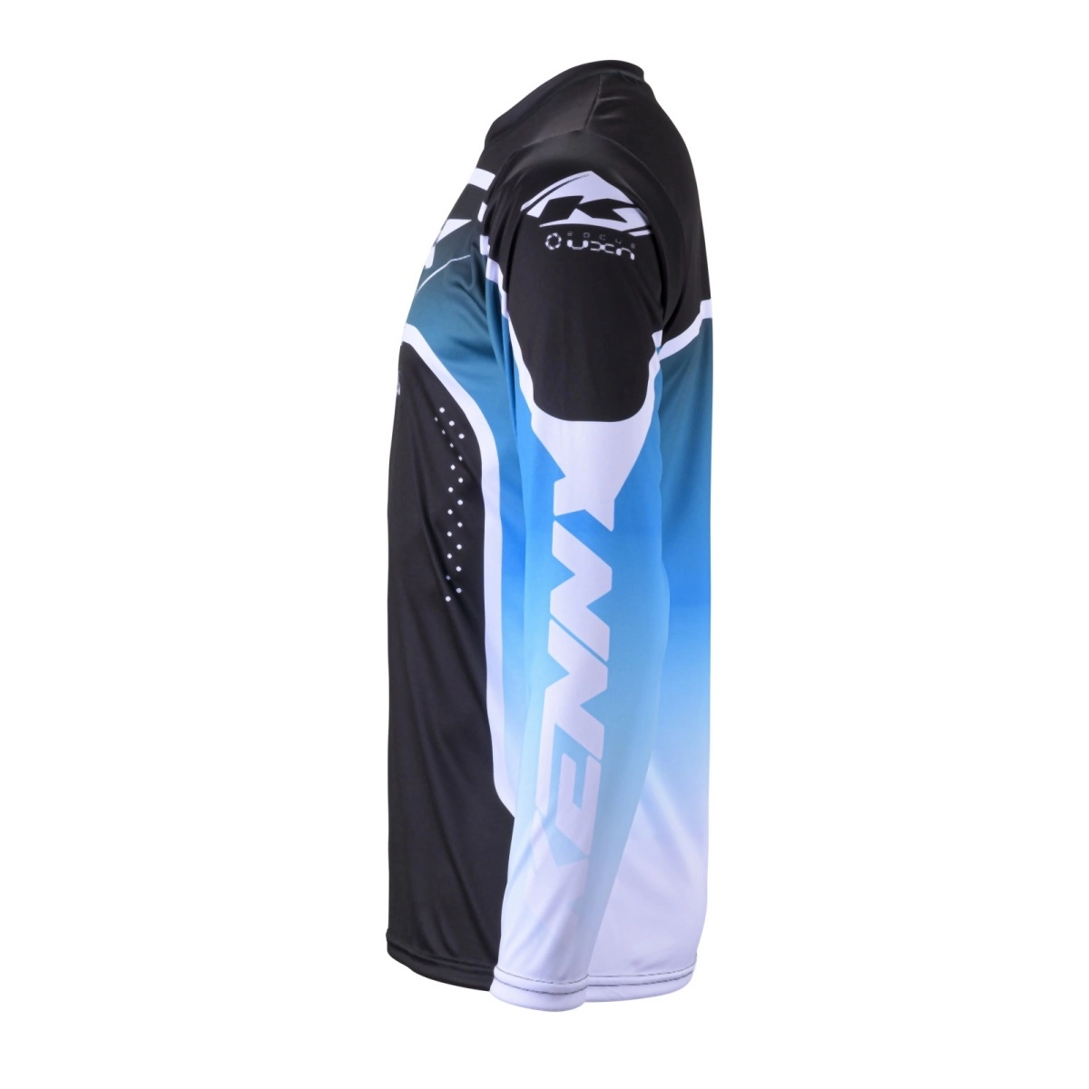 Мотоджерсі Kenny Racing Track Focus White/Black/Blue
