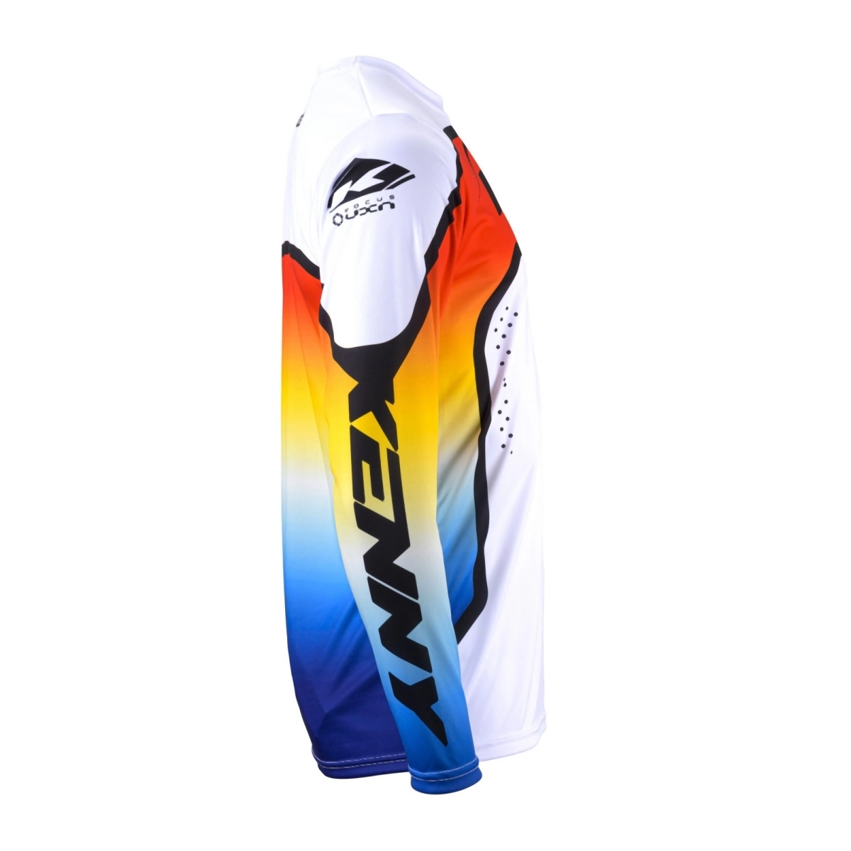Мотоджерсі Kenny Racing Track Focus White/Red/Blue