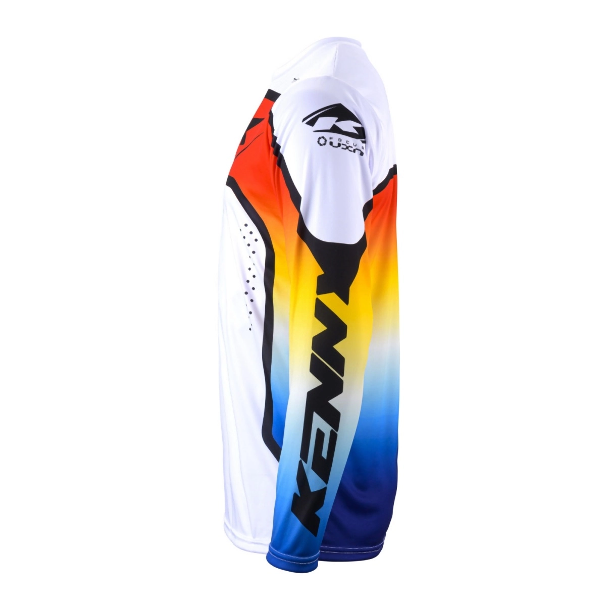 Мотоджерсі Kenny Racing Track Focus White/Red/Blue