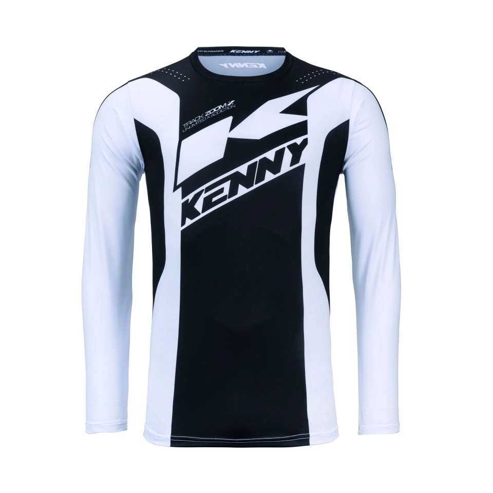 Мотоджерсі Kenny Racing Track Zoom Black/White