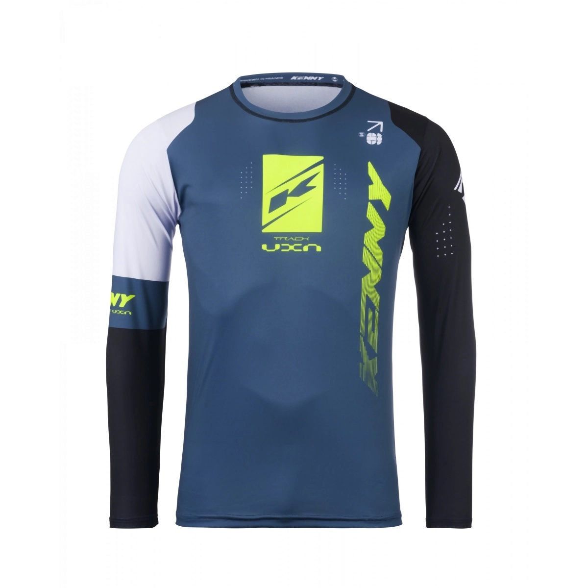Мотоджерсі Kenny Racing Track Zoom Blue/White/Yellow