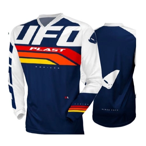 Мотоджерсі UFO Horizon Blue/White