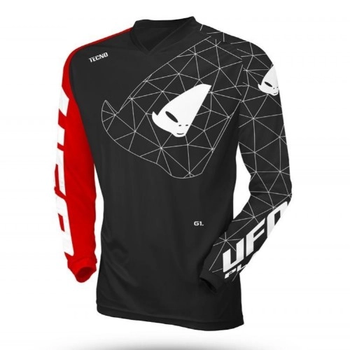Мотоджерсі UFO Tecno Black/Red