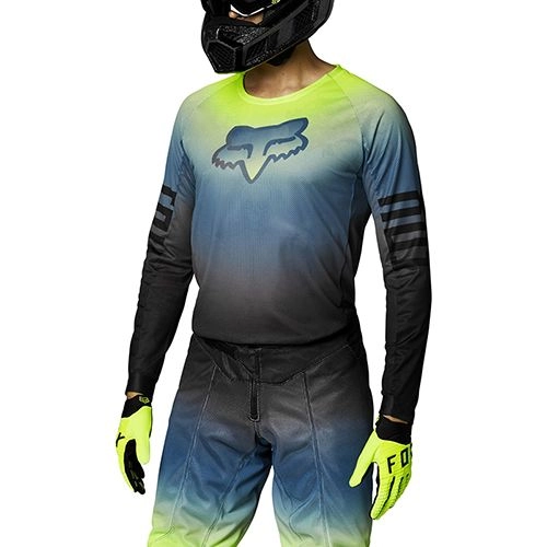 Мотоджерсі FOX Airline Reepz Black/Yellow