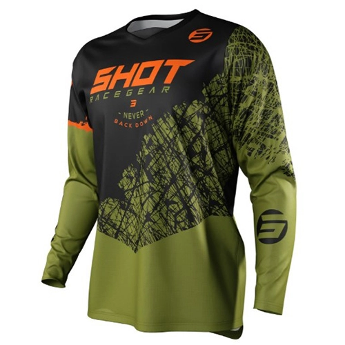 Мотоджерсі Shot Racing Devo Storm Khaki