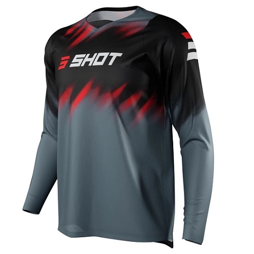 Мотоджерсі Shot Racing Devo Versus Black/Red