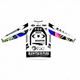Мотоджерси FOX 180 Image Cosmo White/Black