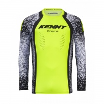 Мотоджерси Kenny Racing Force Pixel White/Yellow