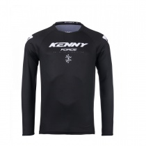 Мотоджерси Kenny Racing Force Solid Black/White