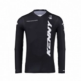 Мотоджерси Kenny Racing Performance Solid Black/White