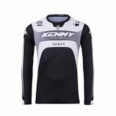 Мотоджерси Kenny Racing Track Focus Black/White/Grey