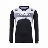 Мотоджерси Kenny Racing Track Focus Black/White/Grey