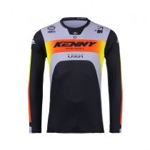 Мотоджерси Kenny Racing Track Focus Black/Yellow/Grey
