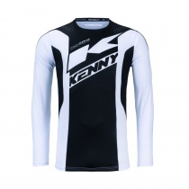 Мотоджерси Kenny Racing Track Zoom Black/White