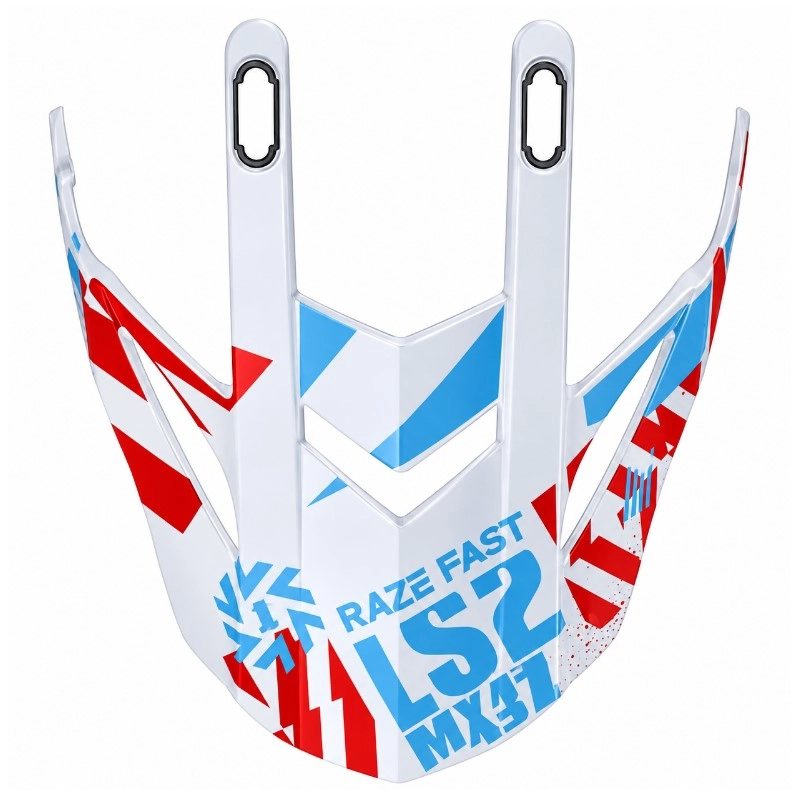 Козирок шолома  LS2 MX437 Red/Blue