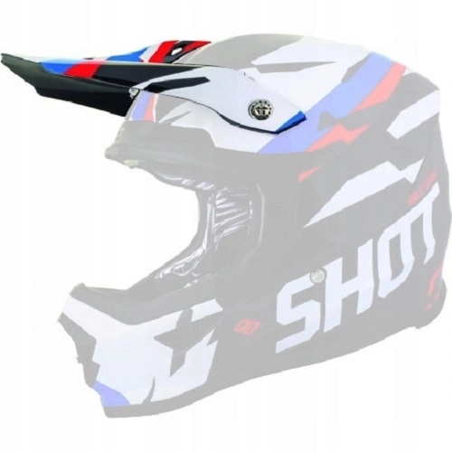 Козирок шолома Shot Racing Furious Score Black/Red/Blue
