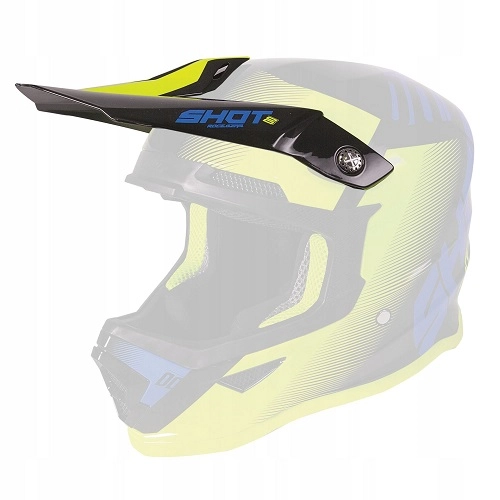 Козирок шолома Shot Racing Furious Trust Blue/Yellow