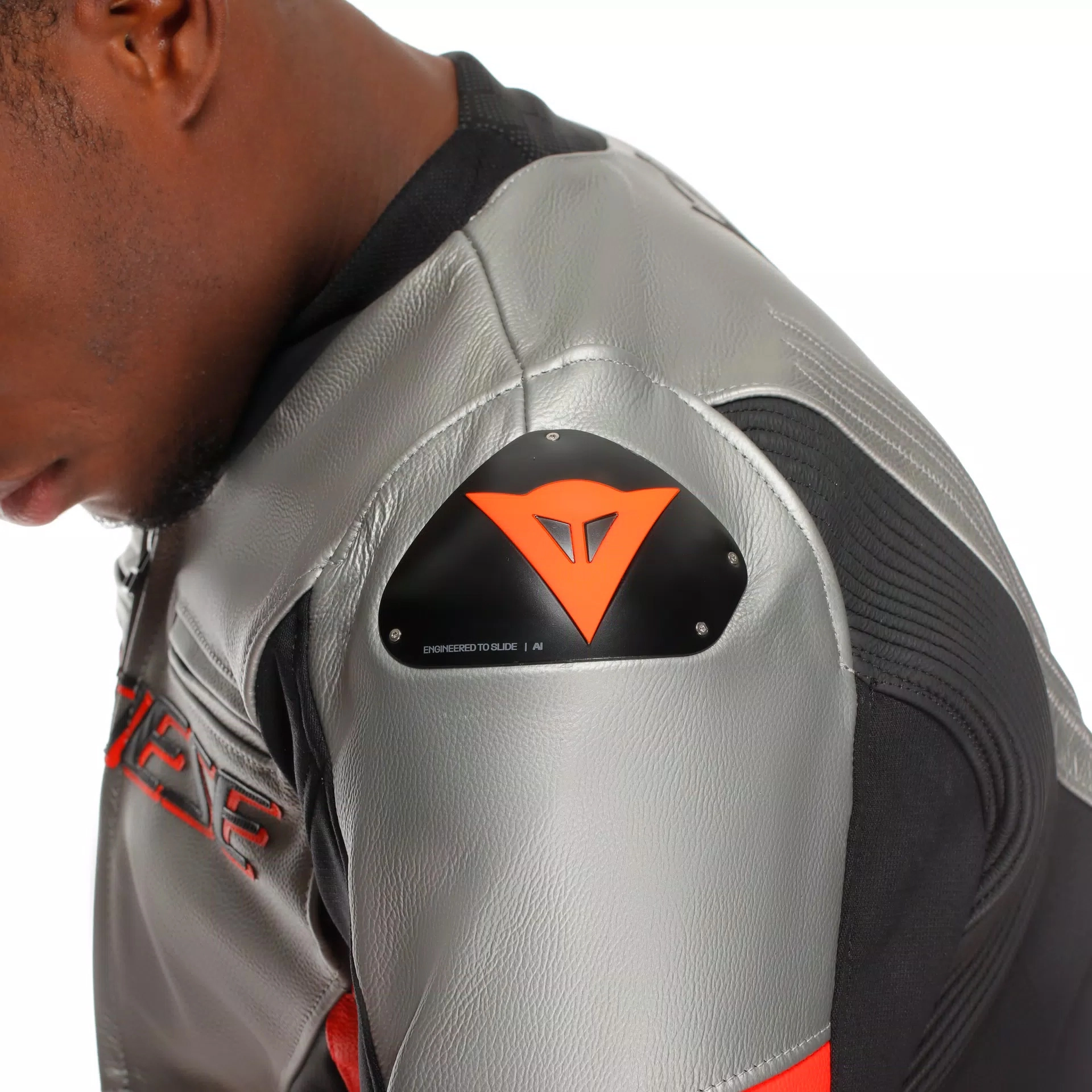 Мотокуртка Dainese Racing 5 Silver/Black/Red