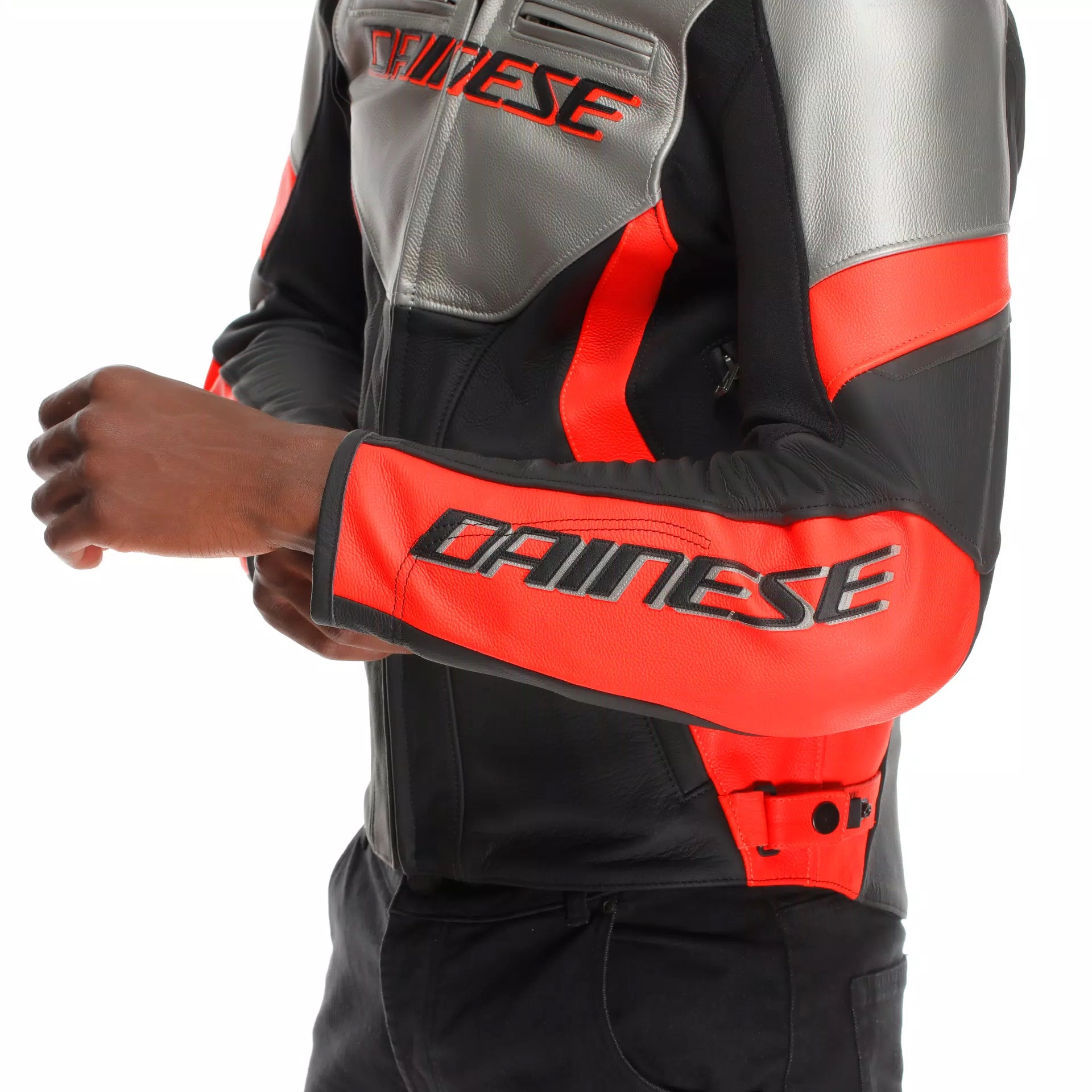 Мотокуртка Dainese Racing 5 Silver/Black/Red