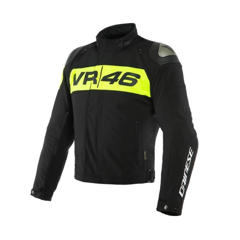 Мотокуртка Dainese VR46 Wetlap Air D-Dry Black/Yellow