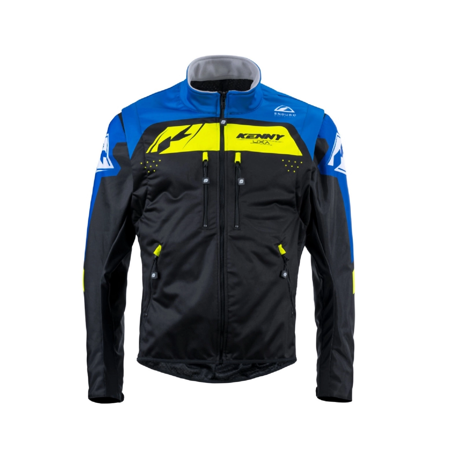 Мотокуртка Kenny Racing Softshell Black/Blue/Yellow
