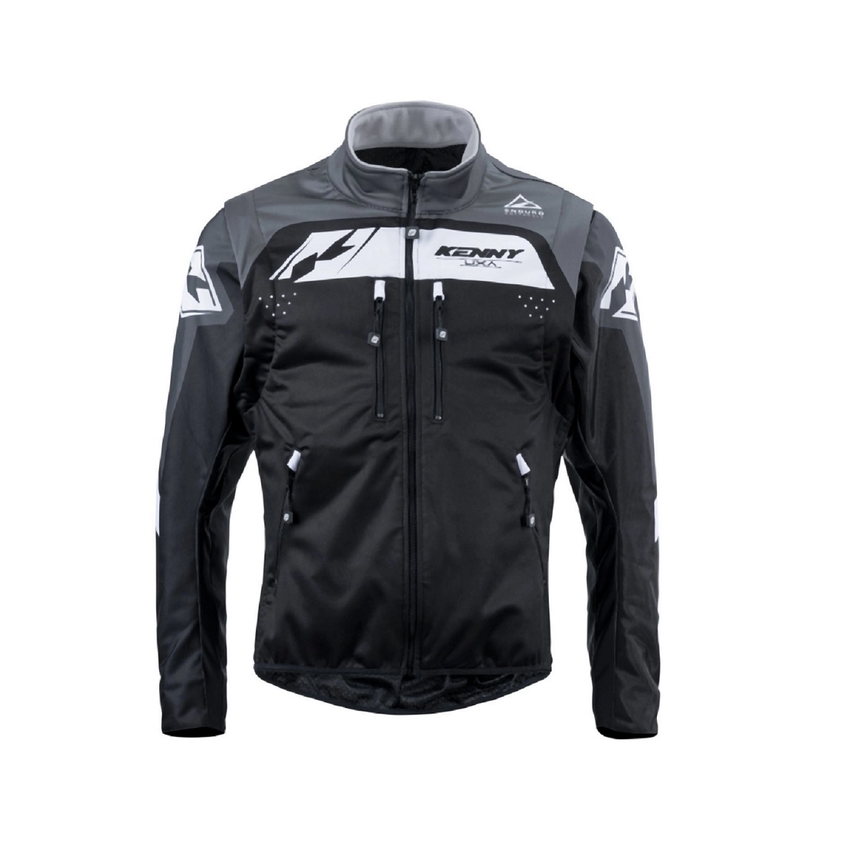 Мотокуртка Kenny Racing Softshell Black/Grey/White
