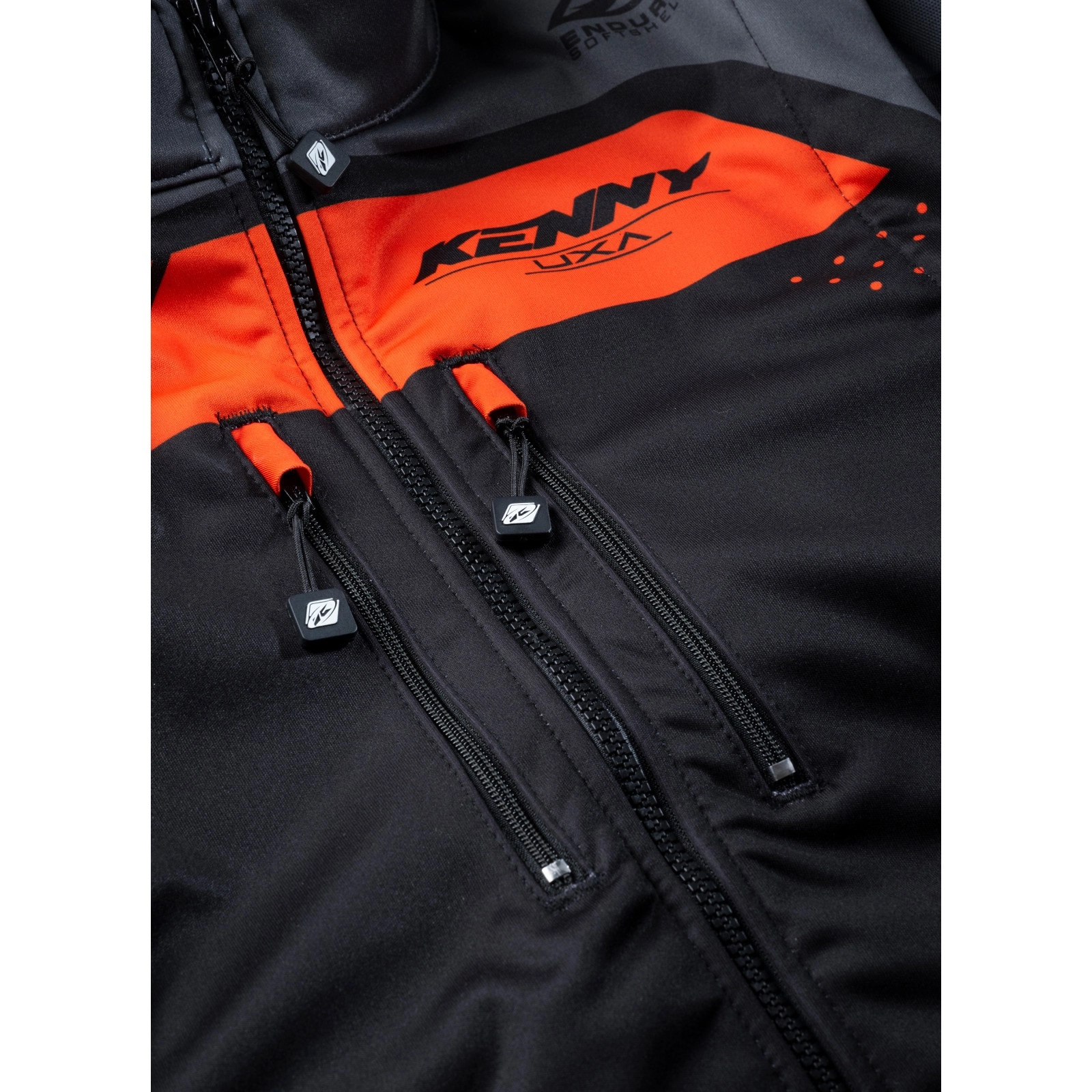 Мотокуртка Kenny Racing Softshell Black/Orange/Grey